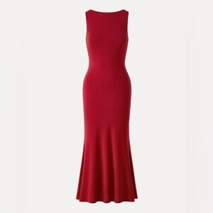 NWT OGL EFFORTLESS BOATNECK MERMAID MAXI DRESS